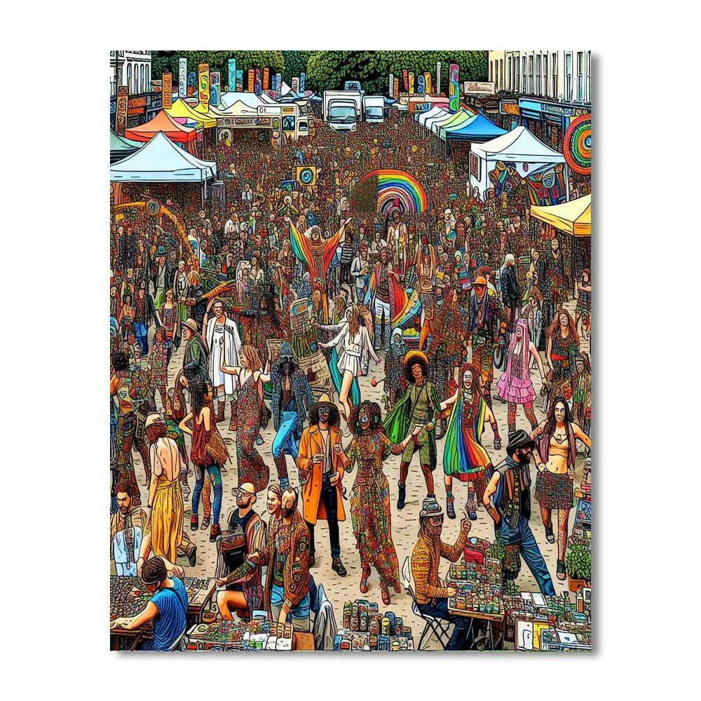 Folsom Street Fair - Usa Paint By Numbers Art