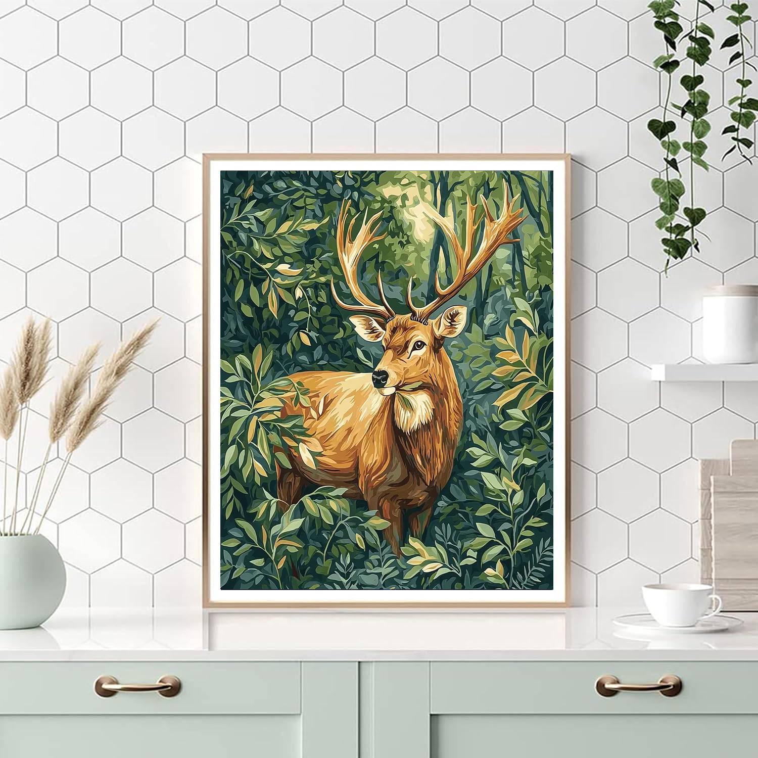 John James Audubon Inspired Guardian Of The Forest  Paint By Numbers