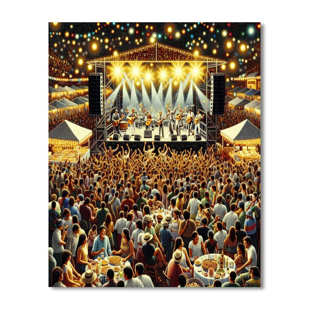 Festival Internacional De La Cancion De Viña Del Mar - Chile Paint By Color