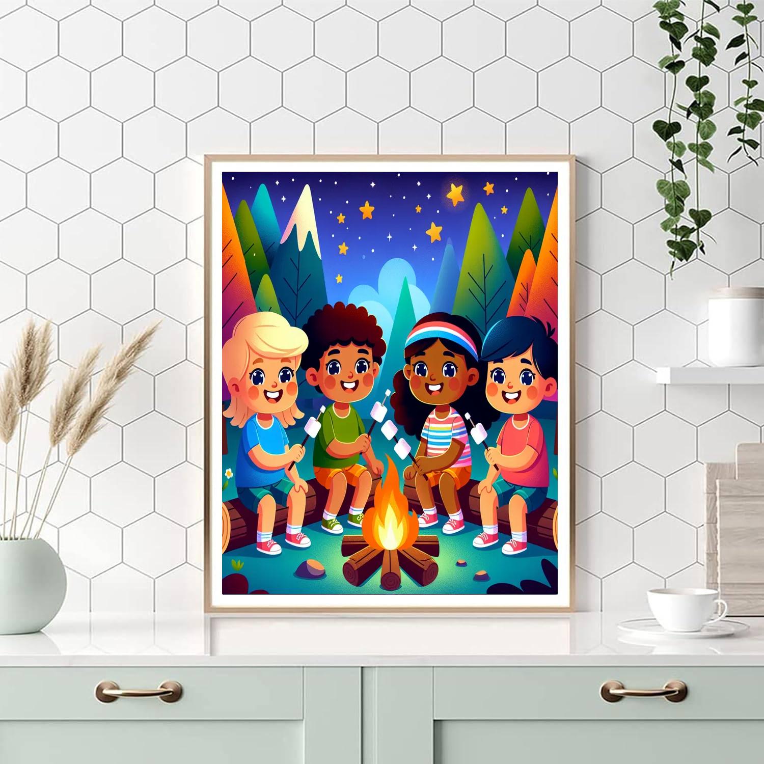 Creative Campfire Stories Numbered Painting Kits
