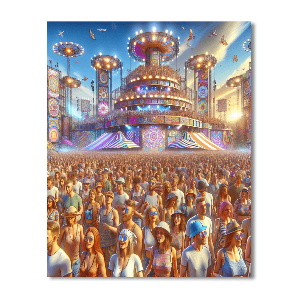 Pukkelpop - Belgium Paint By Numbers Kits