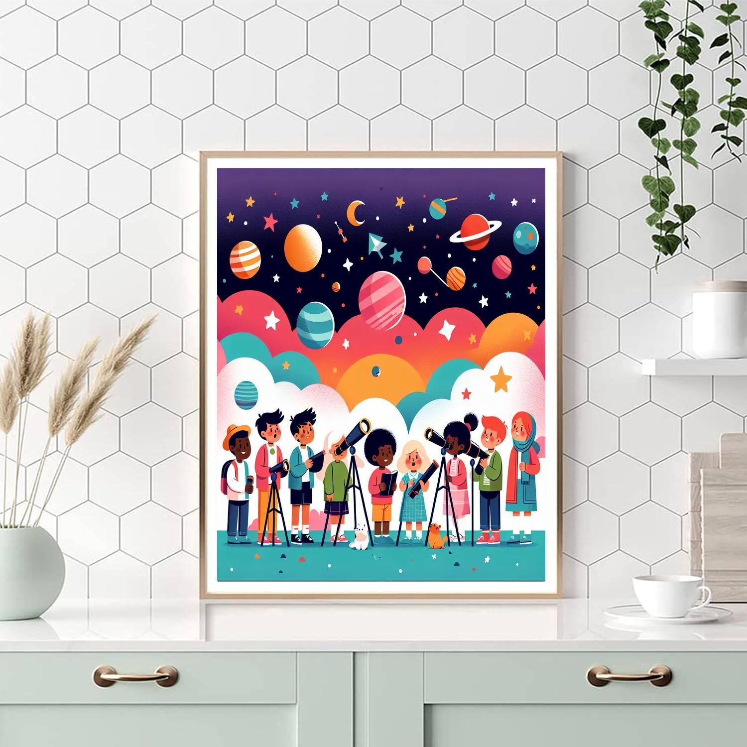 Starlit Journey Paint By Numbers