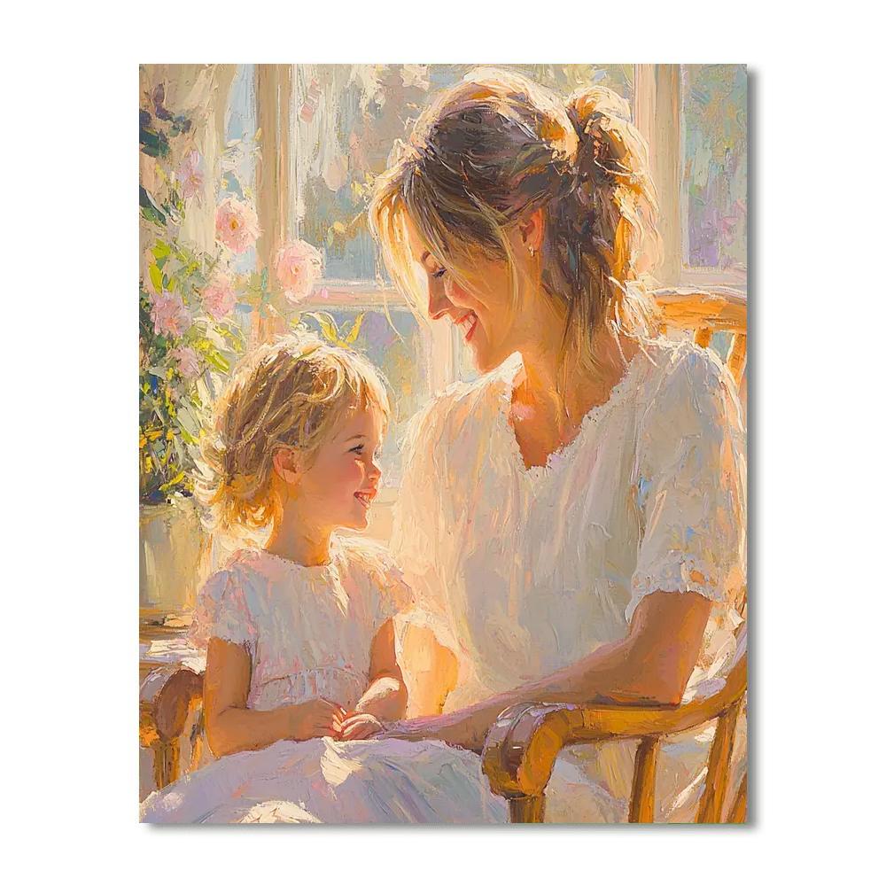 A Mother's Smile Paint By Numbers