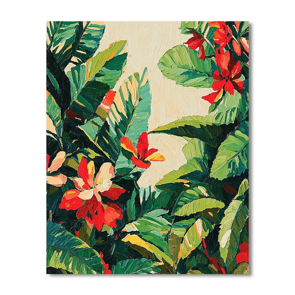 Frida Kahlo Inspired Emerald Embrace  Numbered Painting Kits