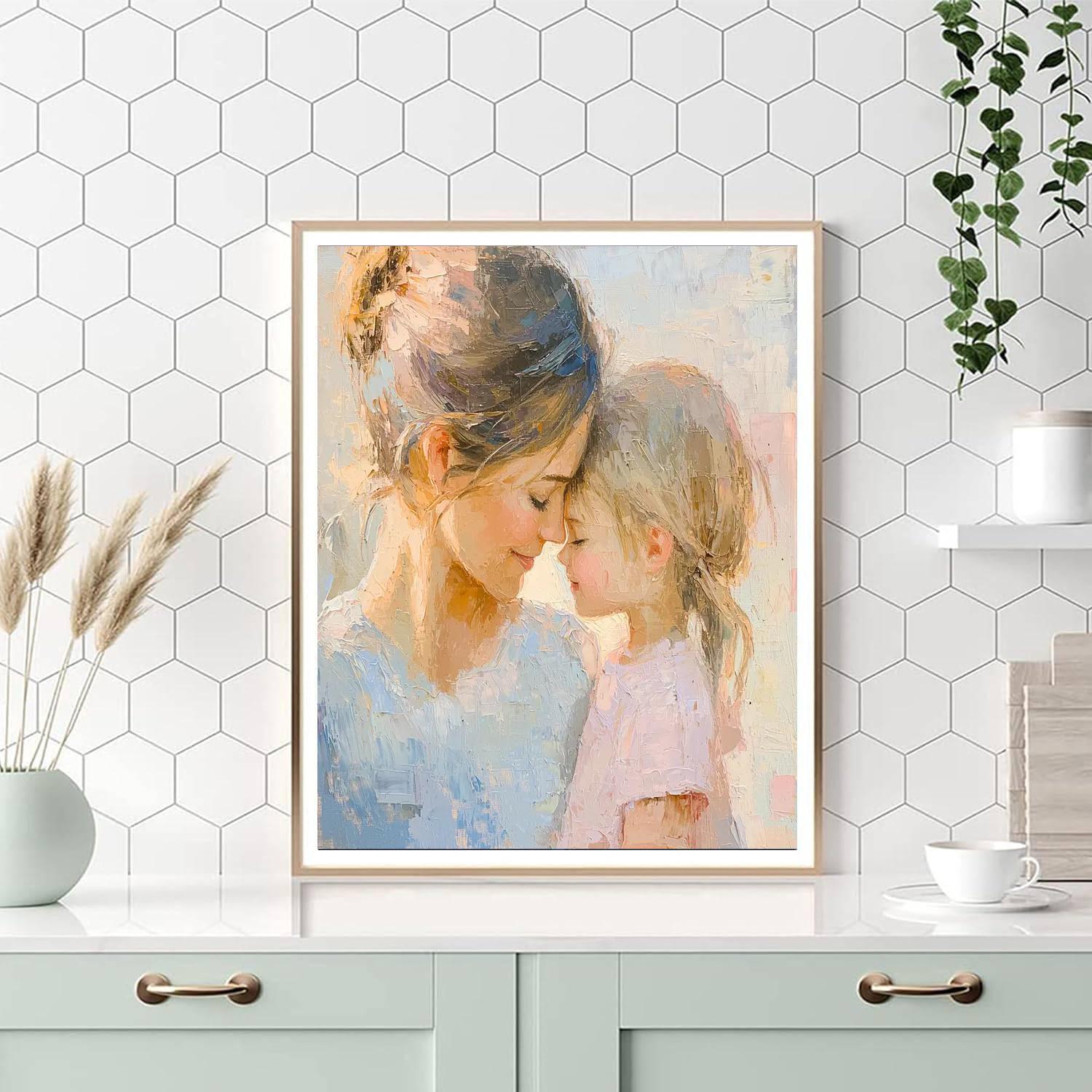 The Embrace Of Motherhood Paint By Numbers Kits