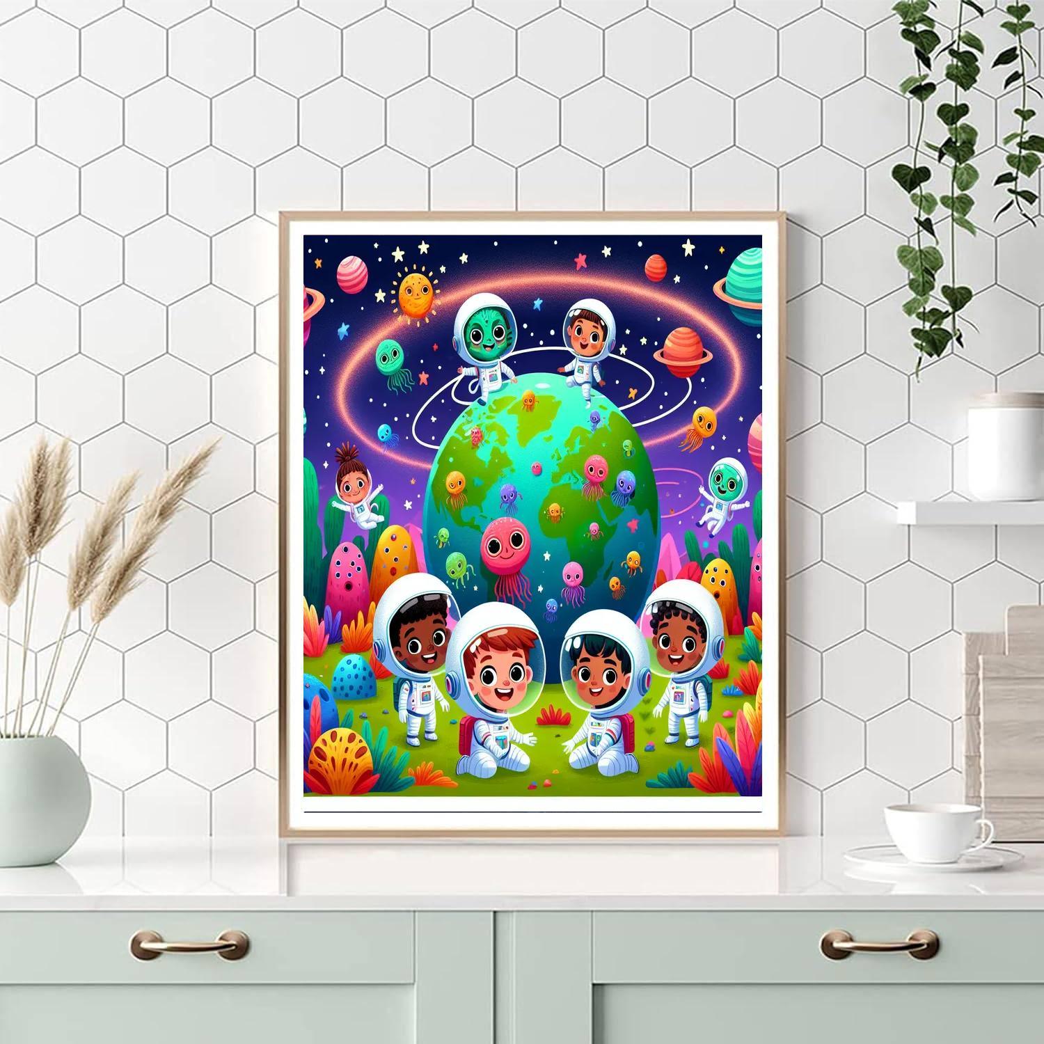 Explorers Of The Universe Paint By Numbers Art