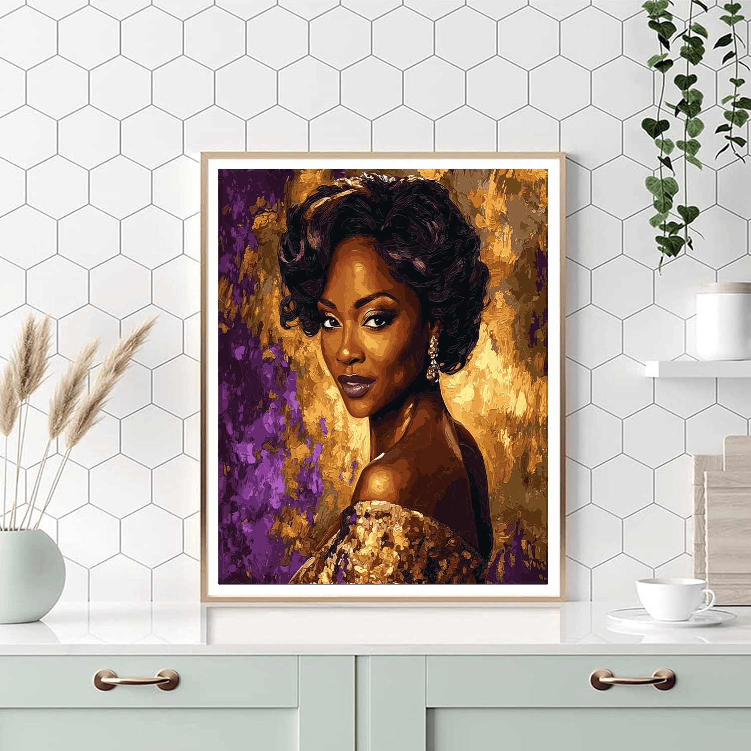 Viola Davis: The Resolute Voice Of Strength Painting Number Kit