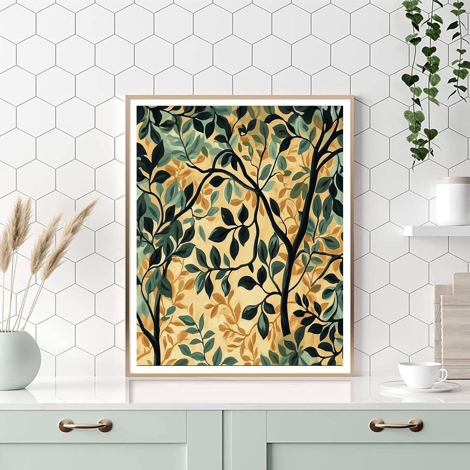 Nandalal Bose Inspired Whispers Of The Ancient Grove  Paint By Number