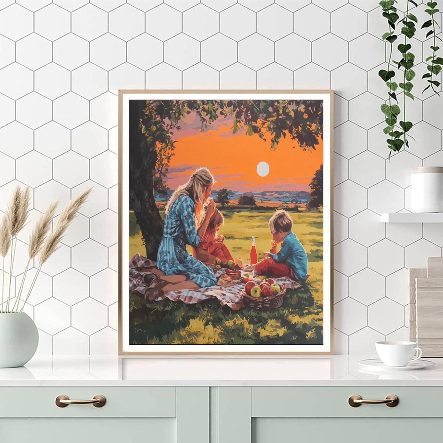 Sunset Picnic Paint By Numbers Kits