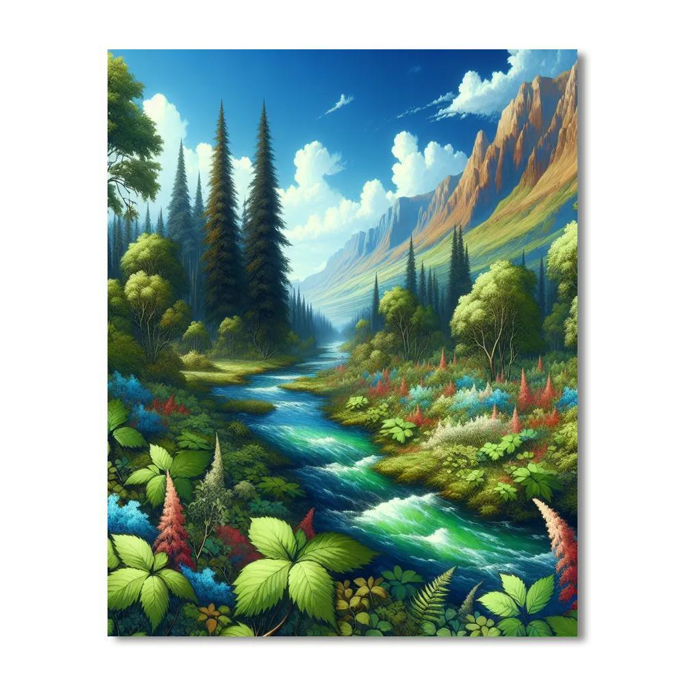 Exploration Of Nature Painting By Numbers Kit