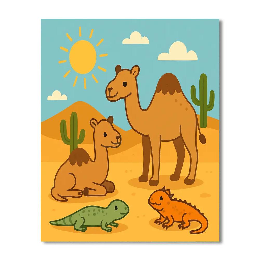 Desert Discoveries DIY Paint By Numbers