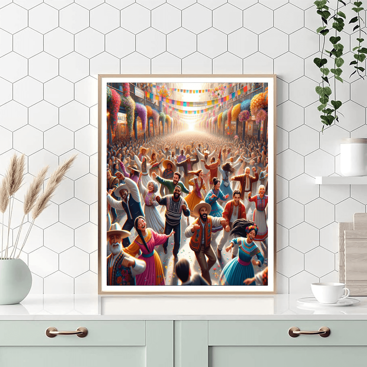 Fiesta De La Primavera - Peru Number Painting