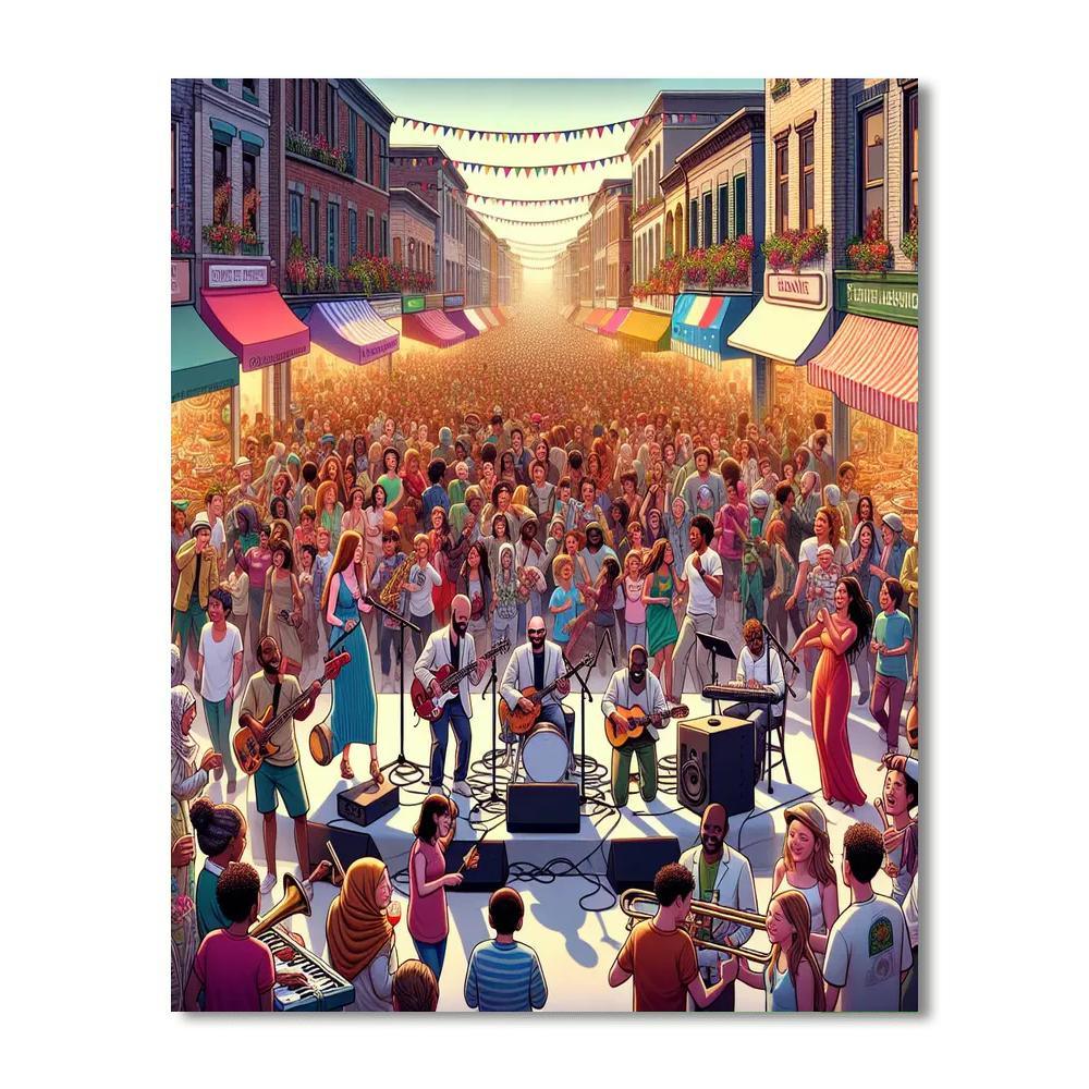 Fiesta De La Musica Paint By Number