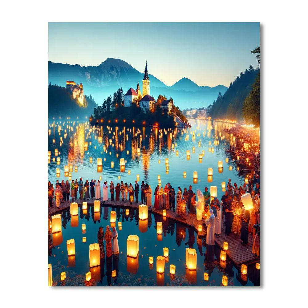 Bled Days - Slovenia Paint By Numbers Kits