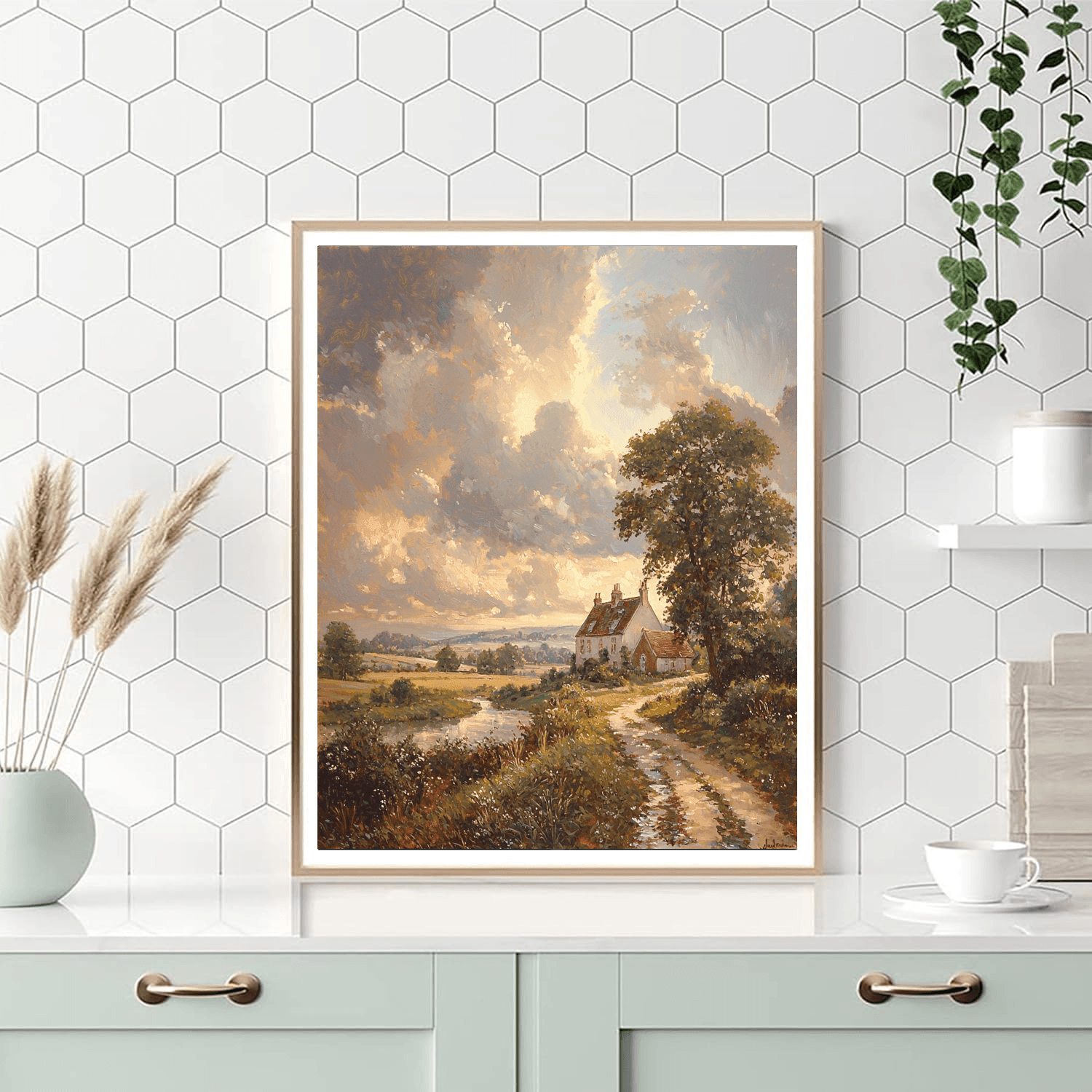 John Constable Inspired Pastoral Harmony  Paint By Numbers