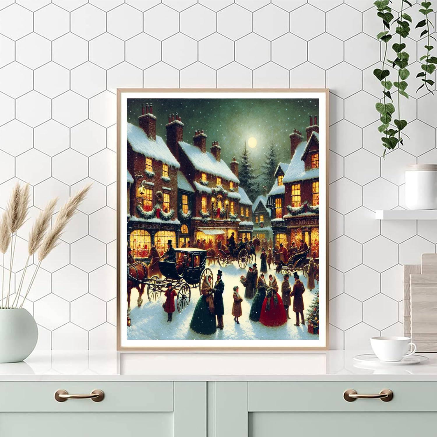 Victorian Christmas Magic Paint By Number