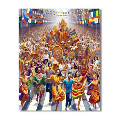 Sinulog Festival - Cebu Paint By Numbers Art