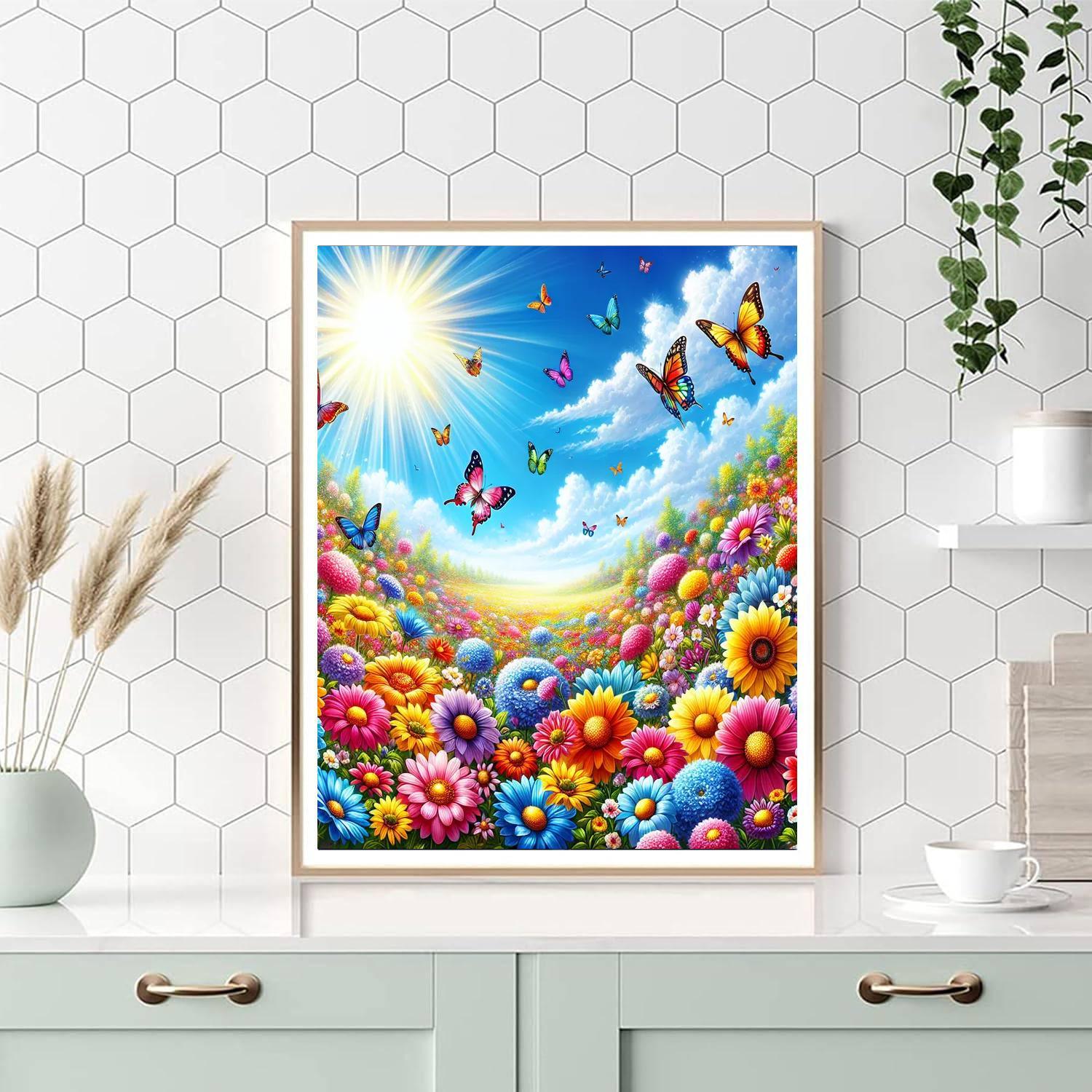 Sunny Spring Day Painting Number Kit