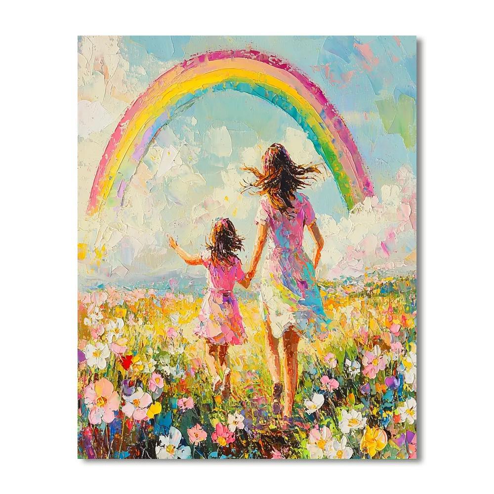 Under The Rainbow Of Dreams Paint By Numbers Kits