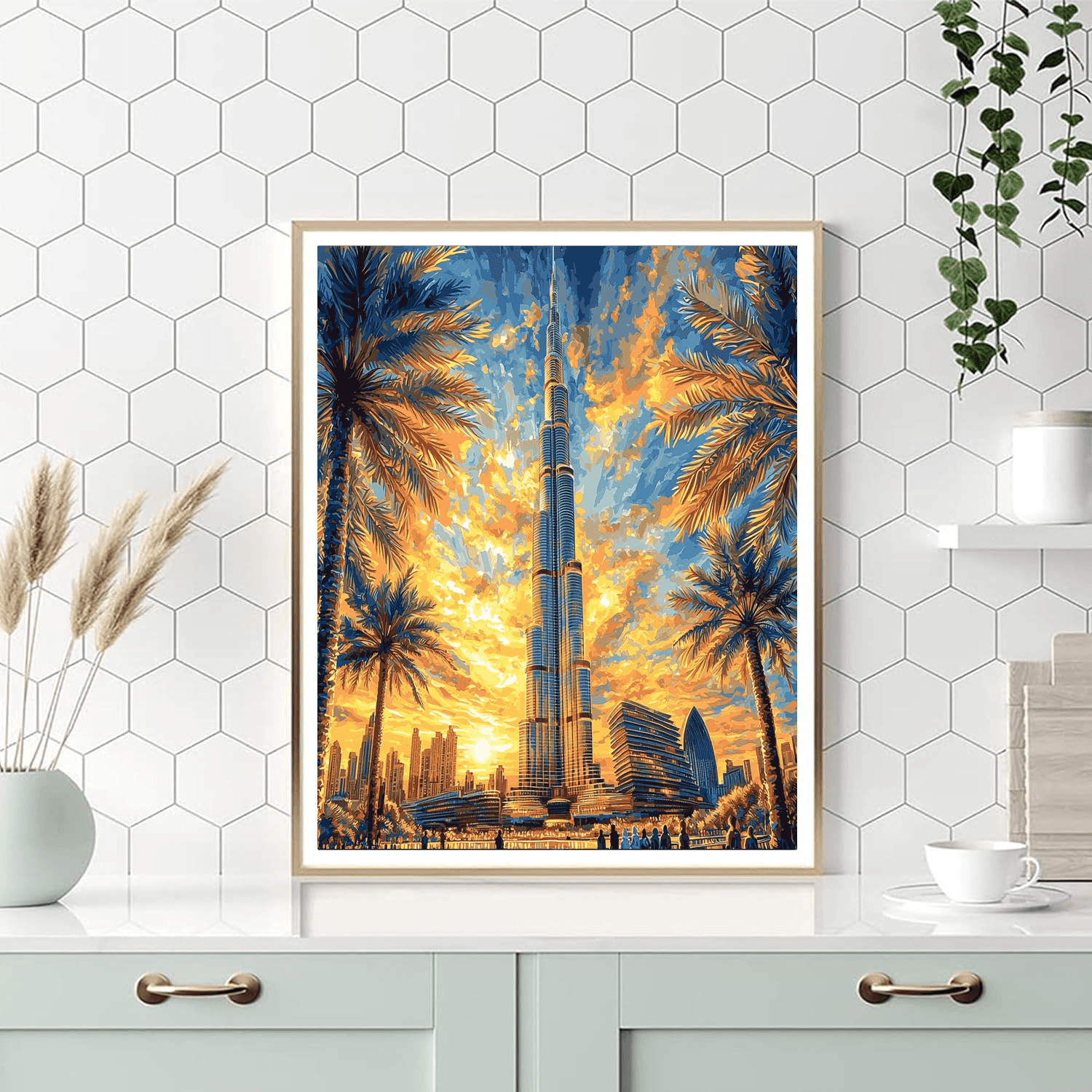 Burj Khalifa Numbered Painting Kits
