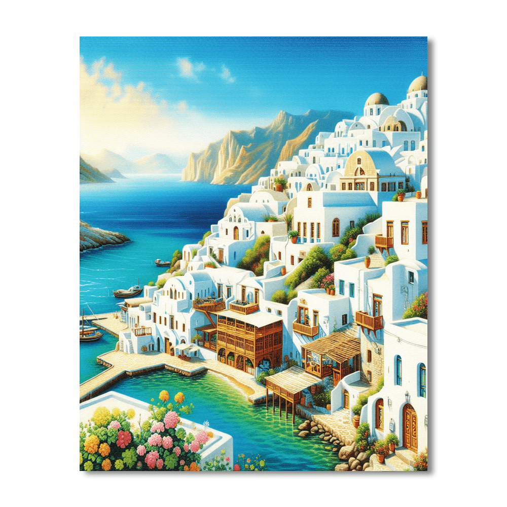 Mediterranean Retreat Paint By Numbers Kits