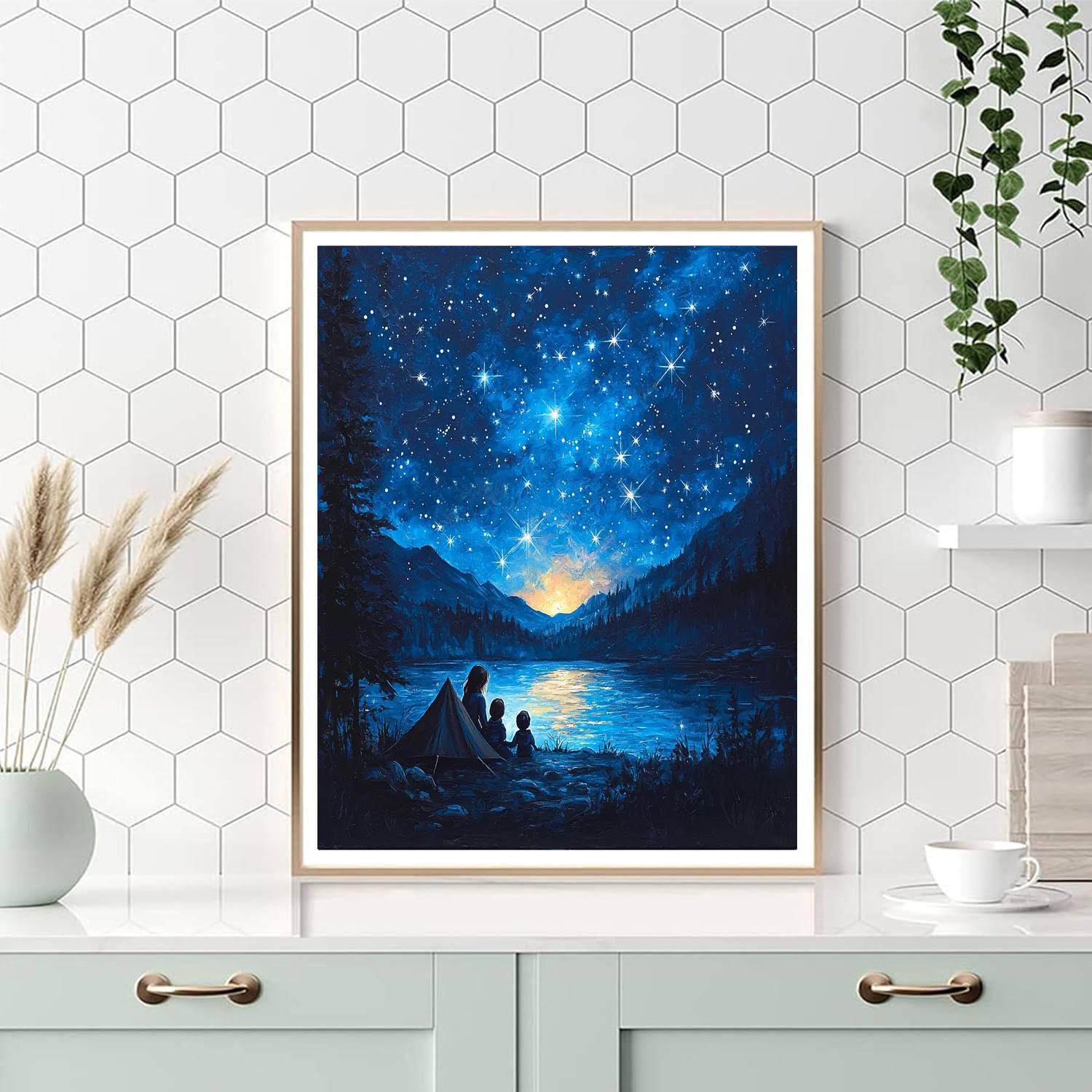Under A Canopy Of Stars Paint By Numbers
