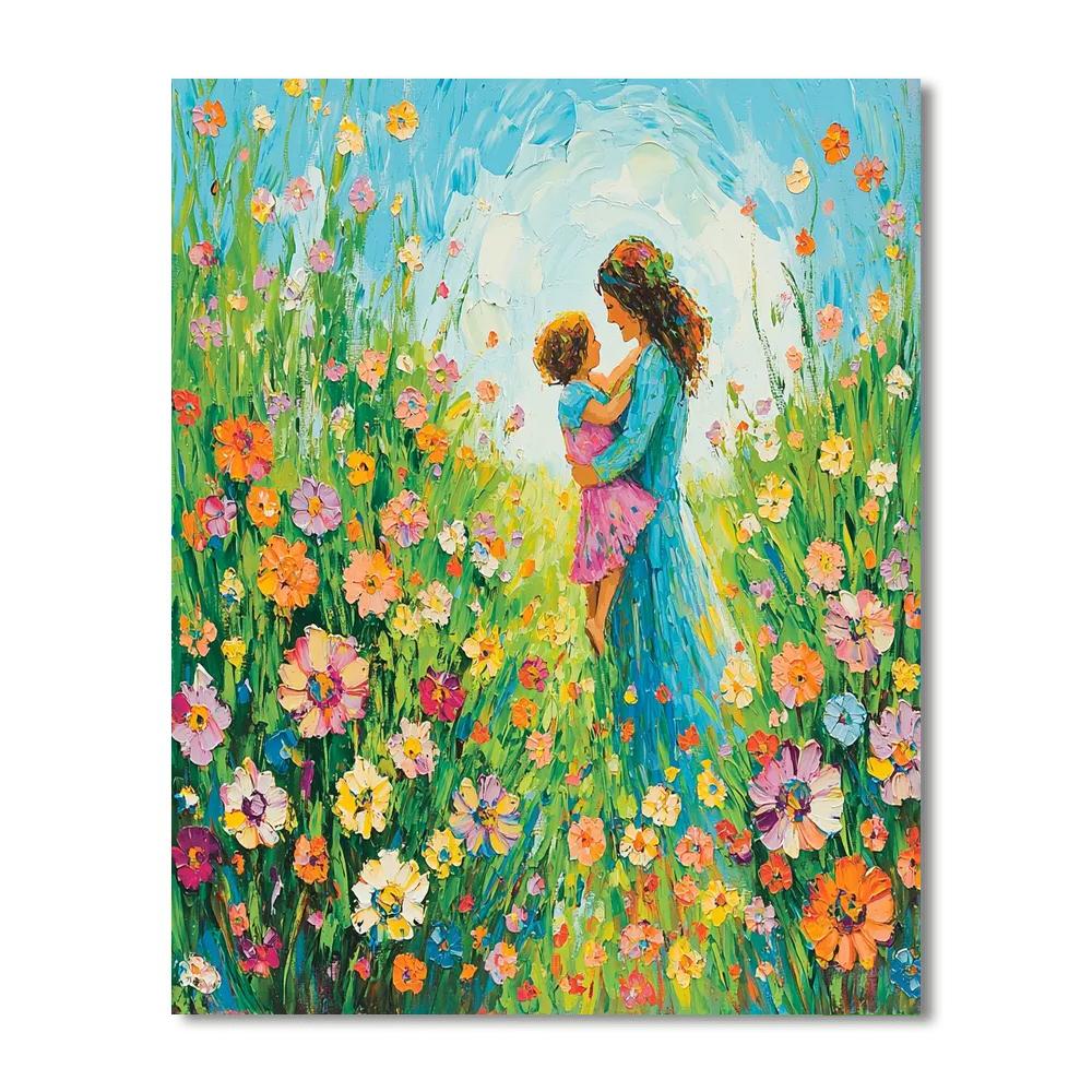 A Mother's Garden Of Dreams Paint By Color