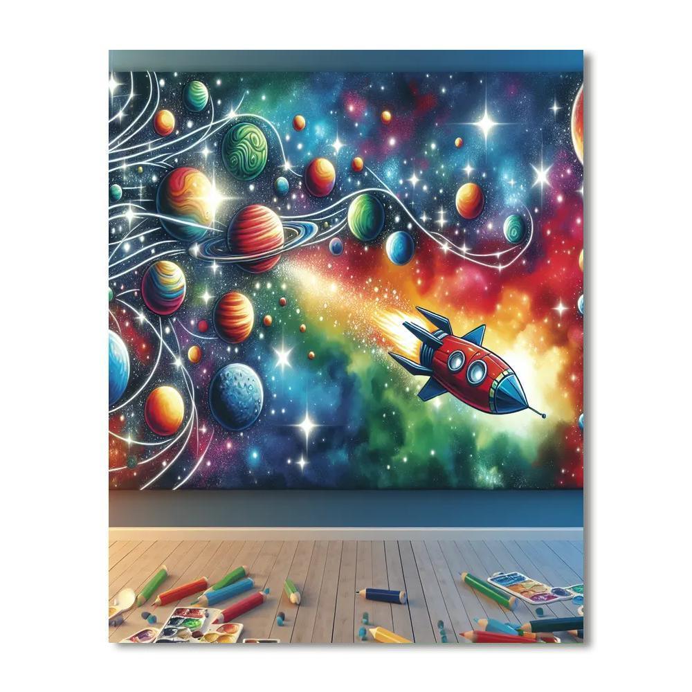 Incredible Space Exploration Numbered Painting Kits