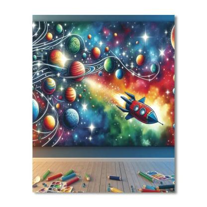 Incredible Space Exploration Numbered Painting Kits