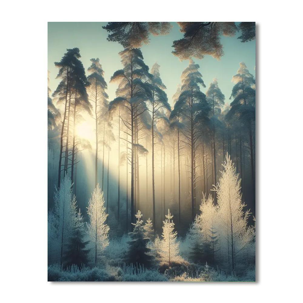 Glistening Pines Numbered Painting Kits