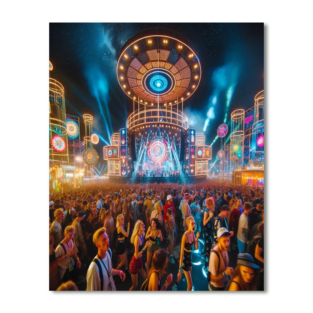 Bacardi Nh7 Weekender - India Number Painting