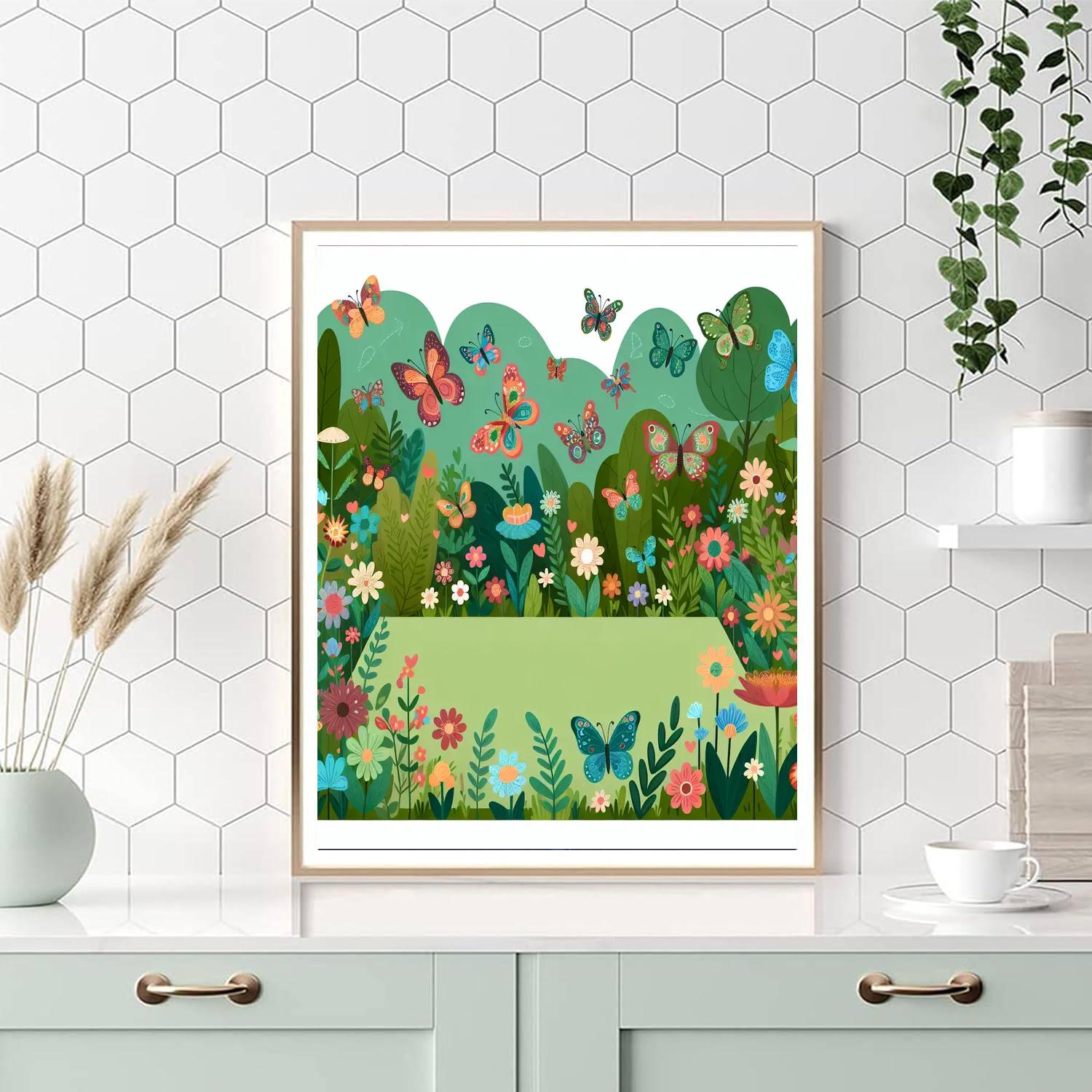 Butterfly Paradise Numbered Painting Kits