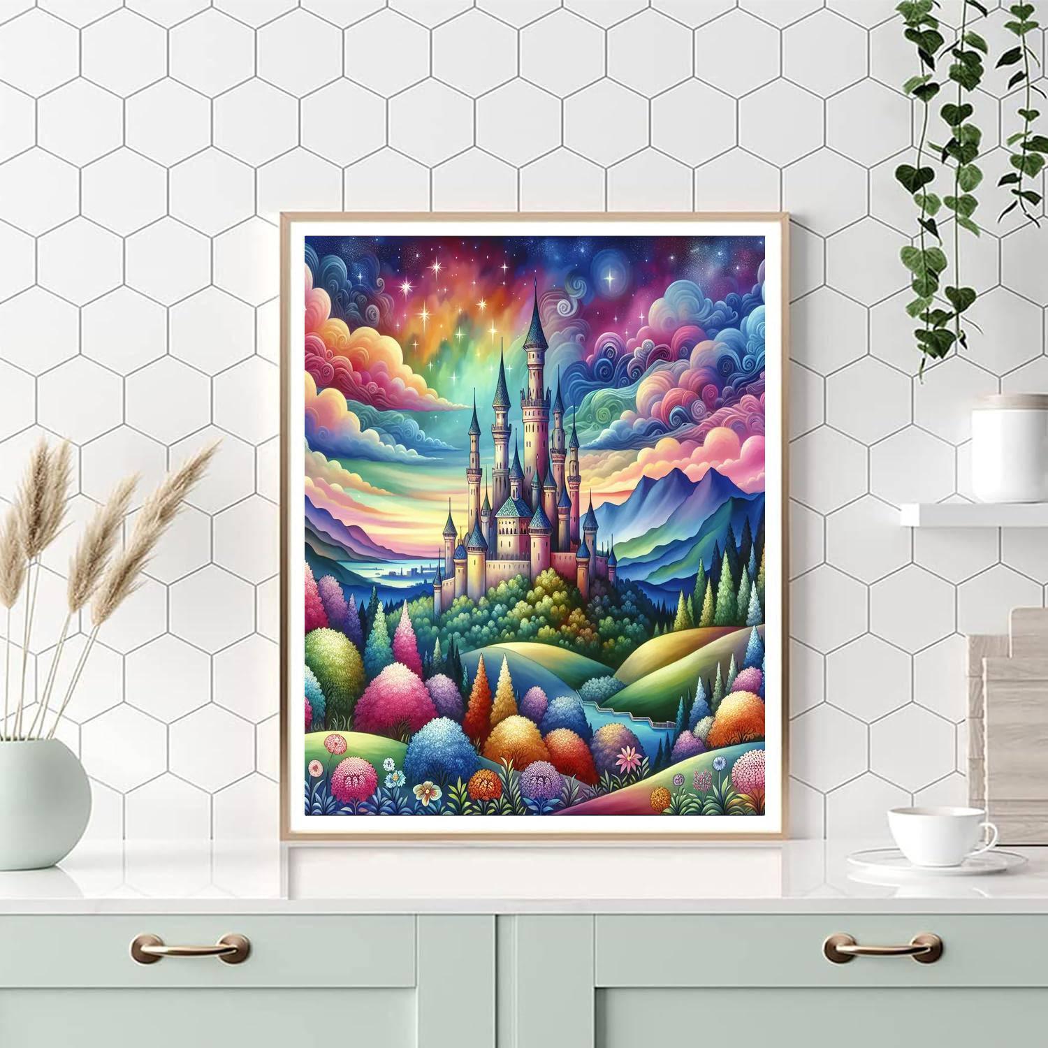 Fantasy Castle Dreams DIY Paint By Numbers