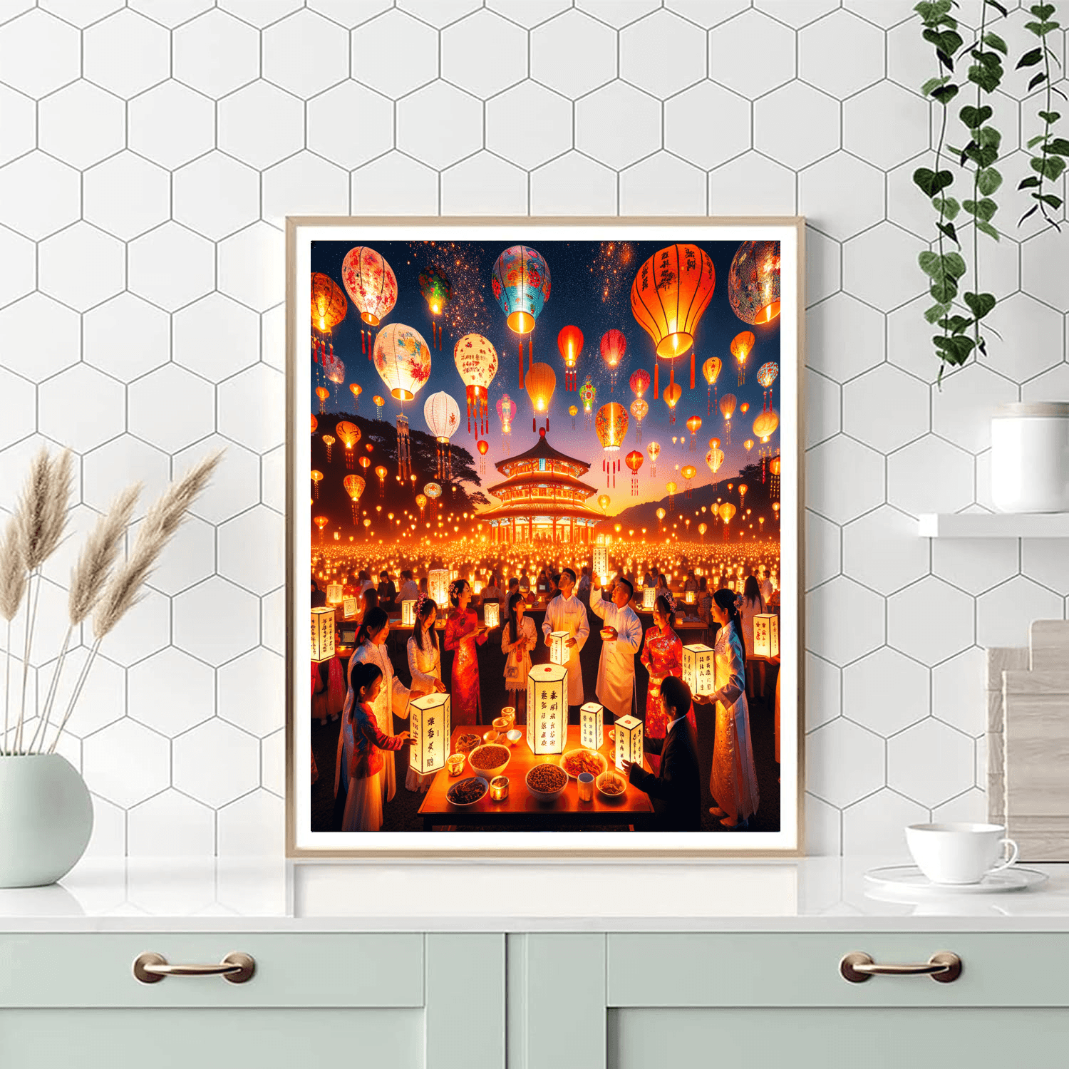 The Lantern Festival - Taiwan Number Painting