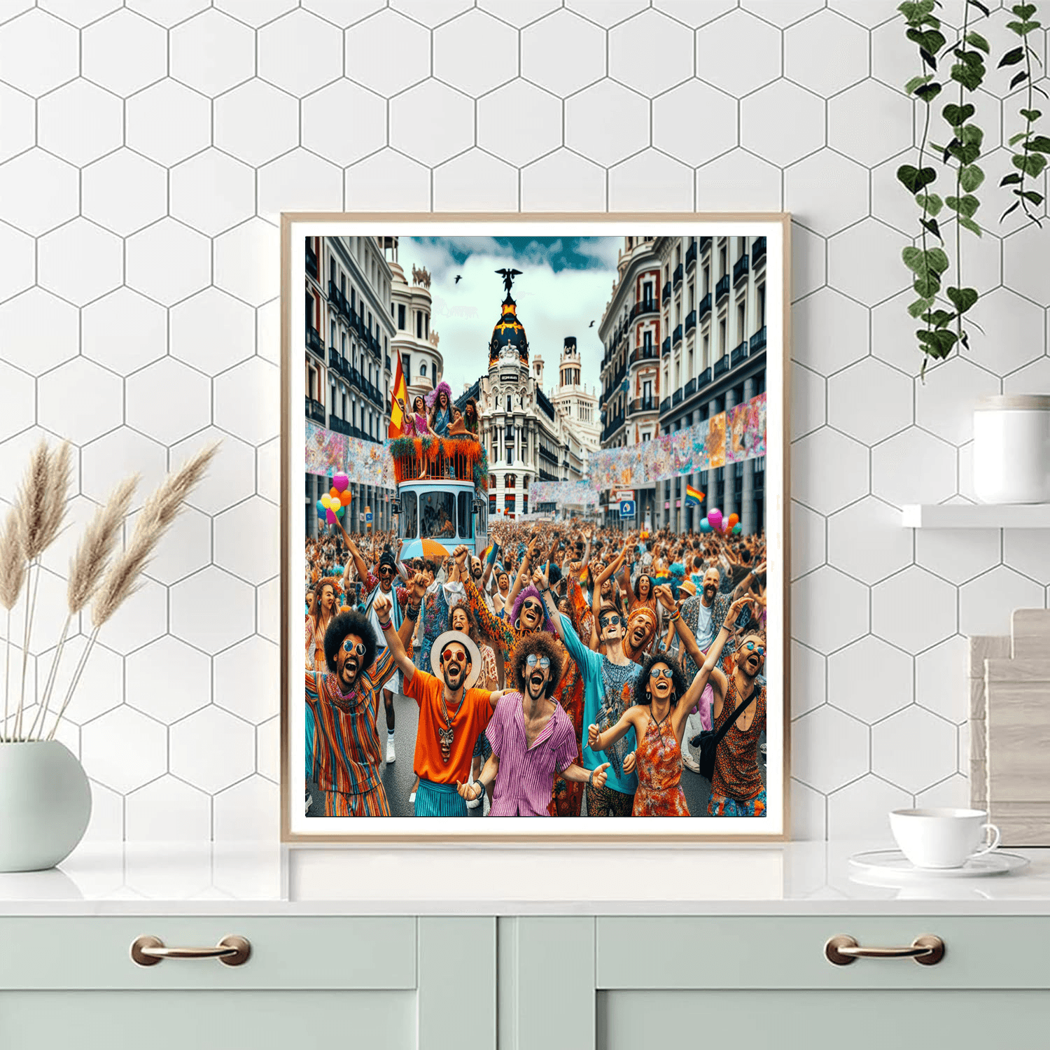 Madrid Pride - Spain Paint By Color