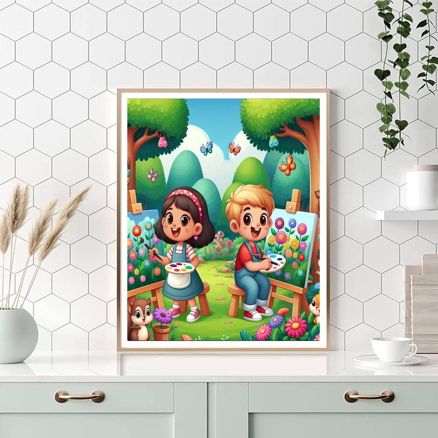 Artistic Adventures In The Park Paint By Numbers Art