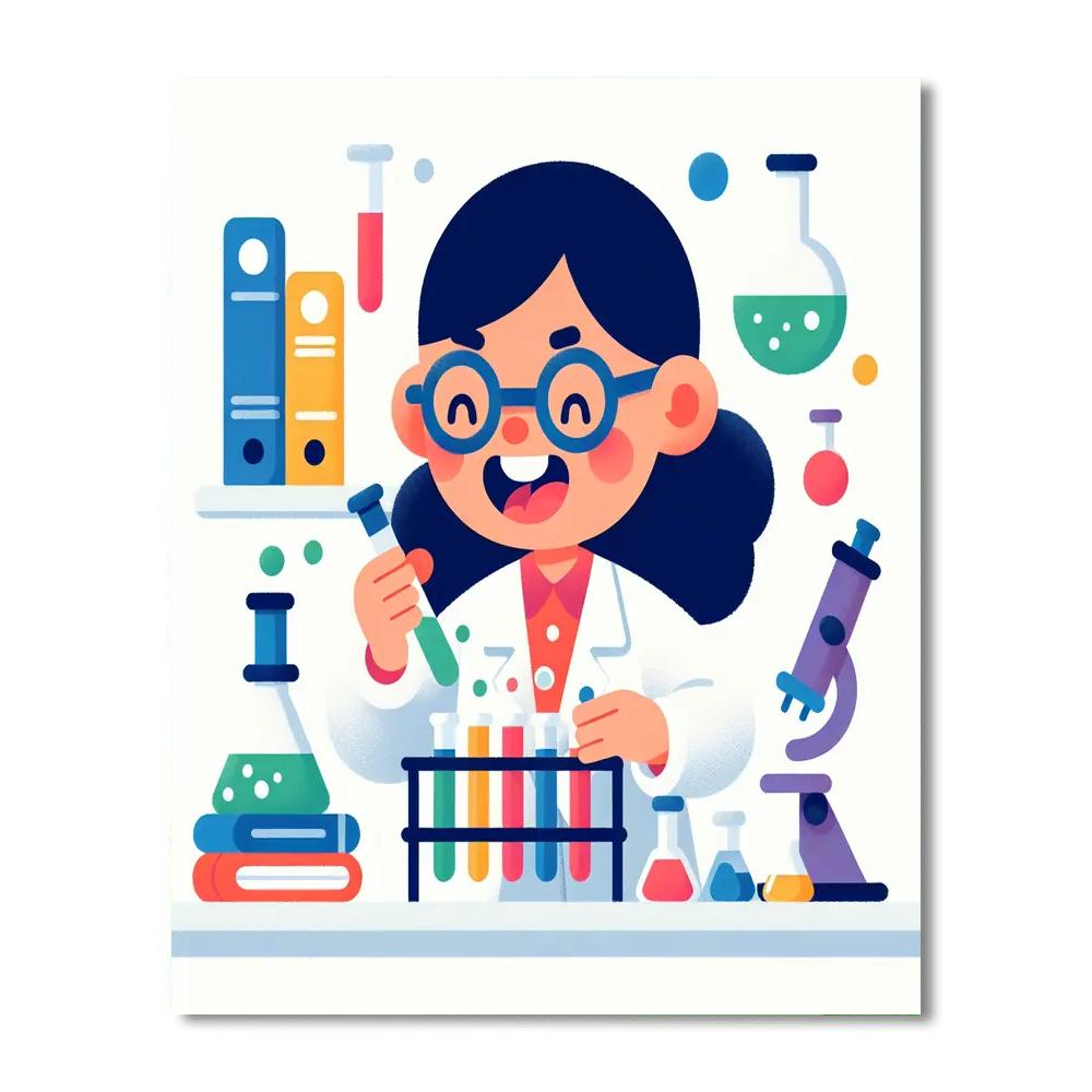 Little Scientist Paint By Numbers Kits