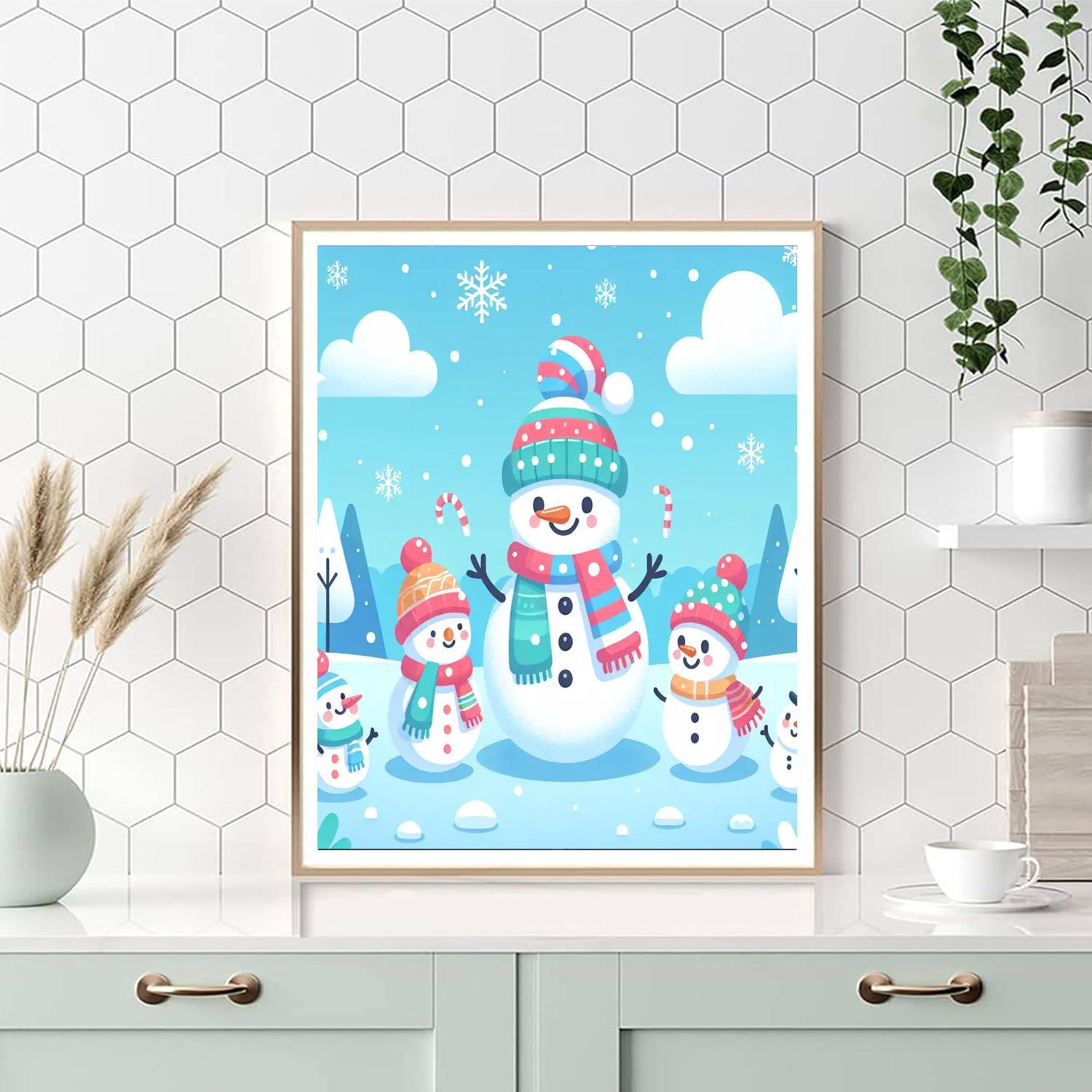Cozy Winter Fun Paint By Numbers Kits