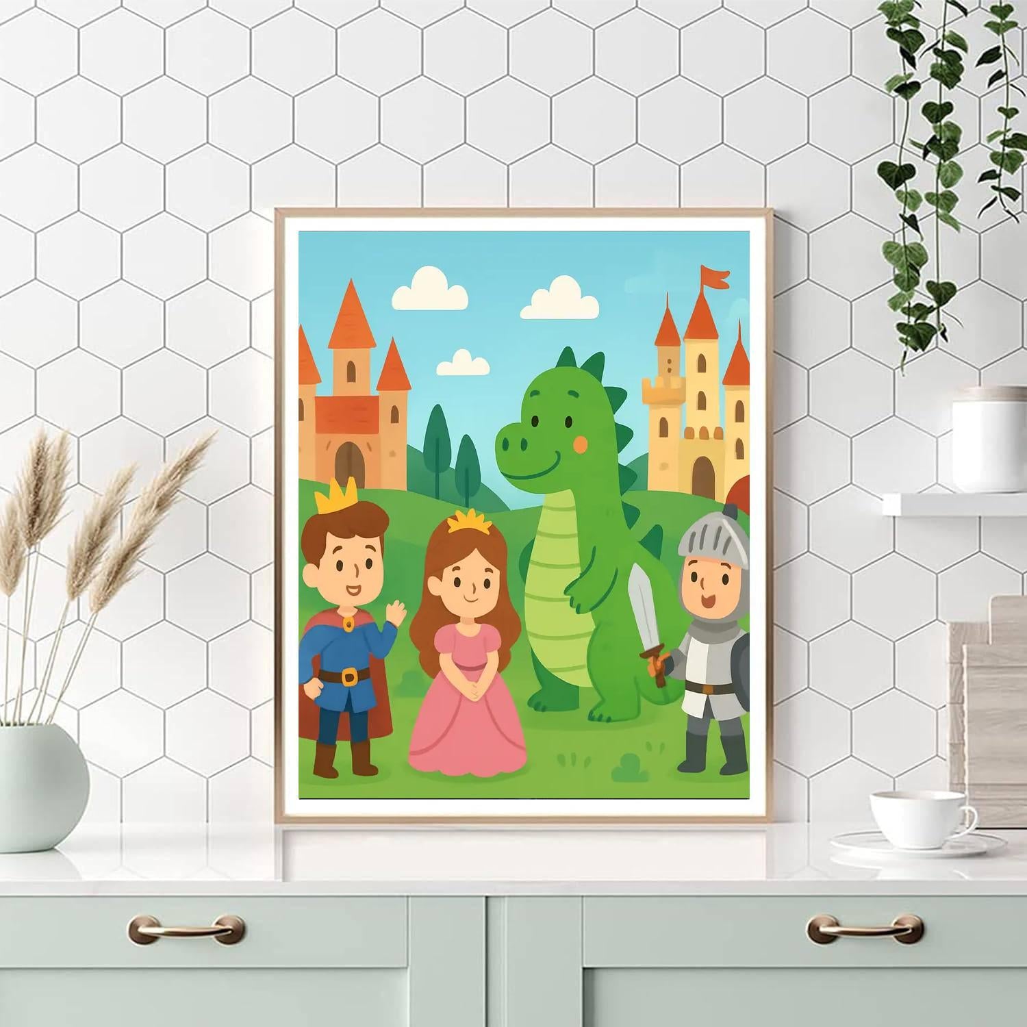 Enchanted Storybook World Painting By Numbers Kit