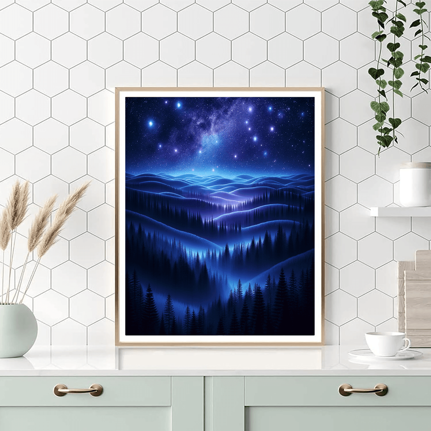 Celestial Forest Glow DIY Paint By Numbers