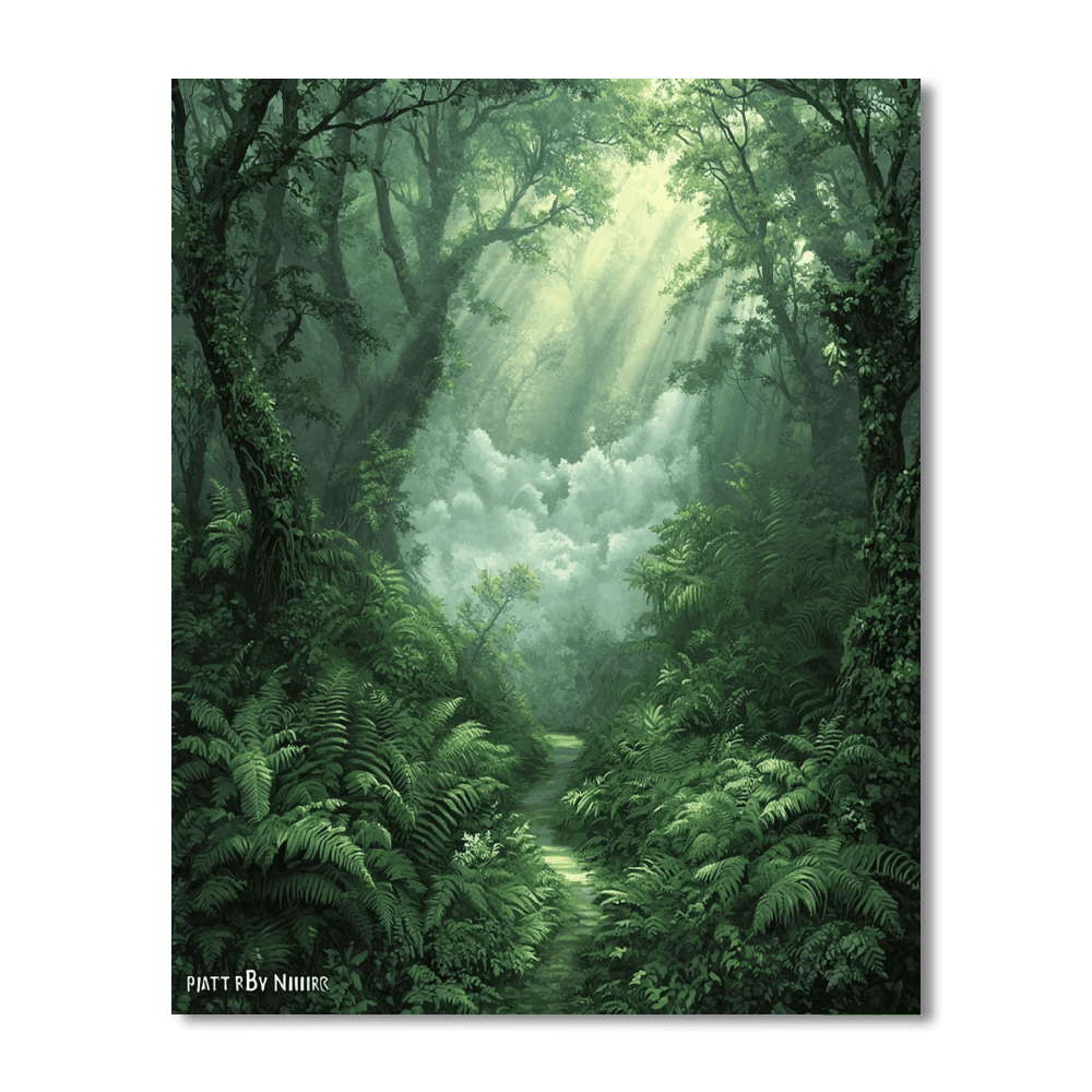 Monteverde Cloud Forest Reserve - Costa Rica Number Painting