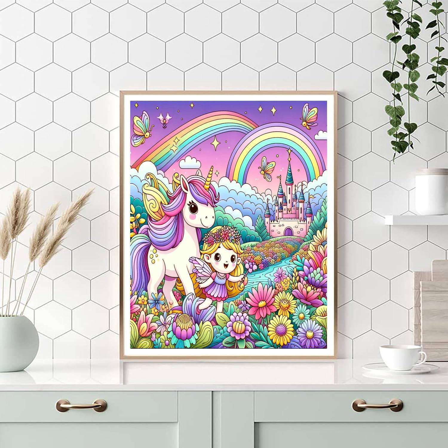 Magical Enchanted Realm DIY Paint By Numbers