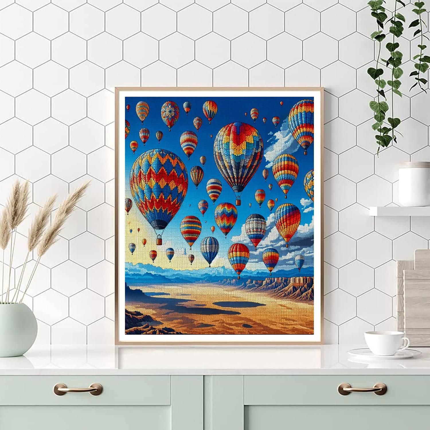 Albuquerque Balloon Fiesta DIY Paint By Numbers