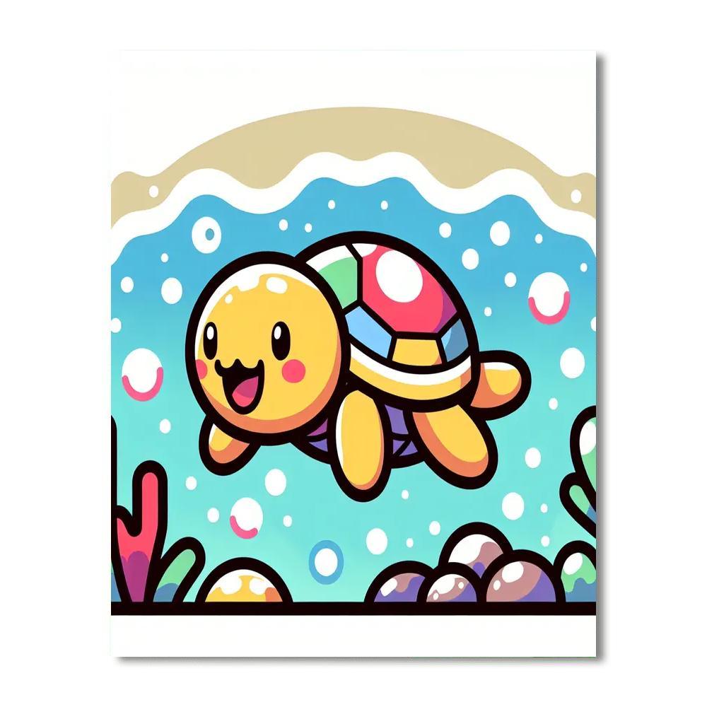 Snappy Turtle Paint By Color