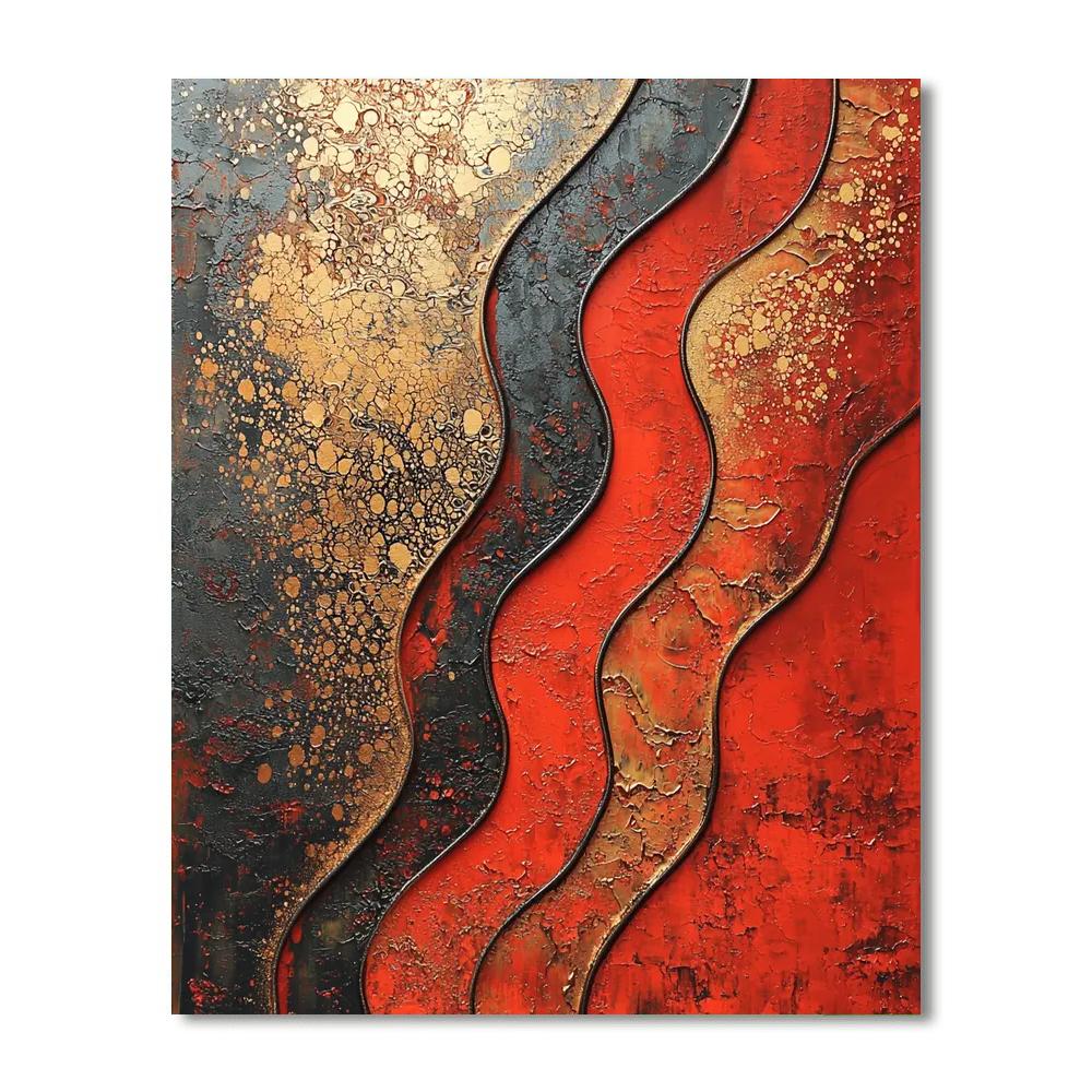 Gustav Klimt Inspired The Flow Of Emotion  Paint By Numbers Art