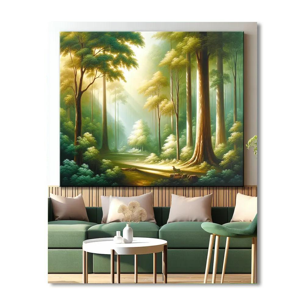 Gentle Woodland Retreat Numbered Painting Kits