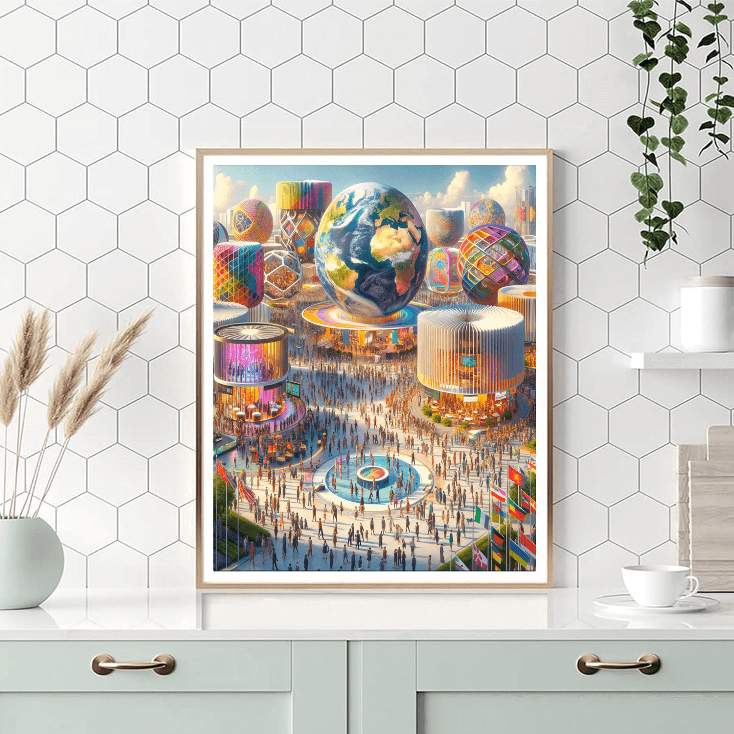 World Expo - Various Countries DIY Paint By Numbers