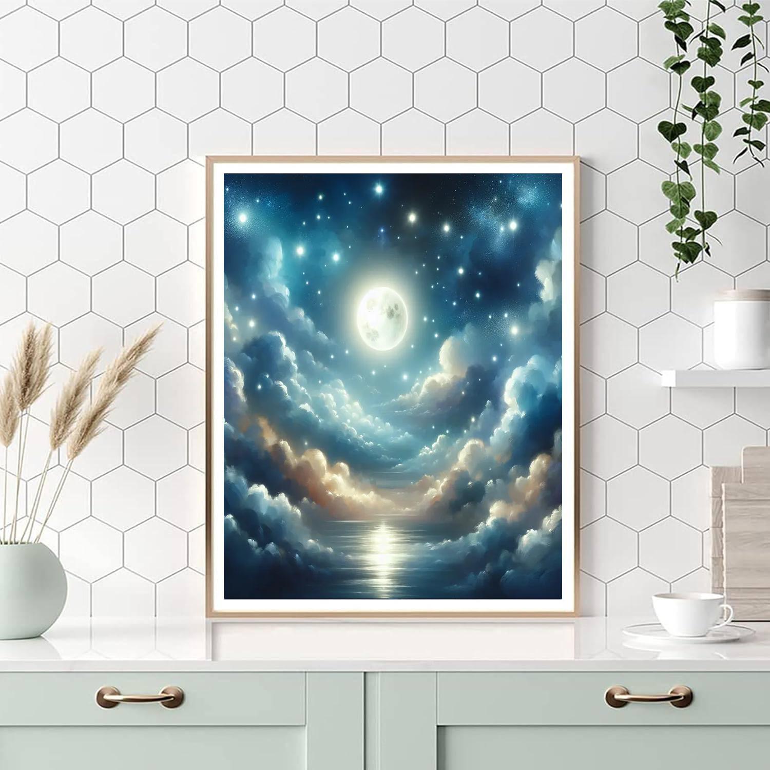 Starry Night Sky Adventure Numbered Painting Kits