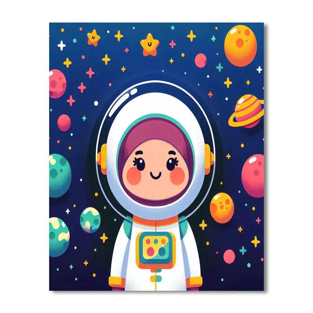 Amazing Astronaut Paint By Number