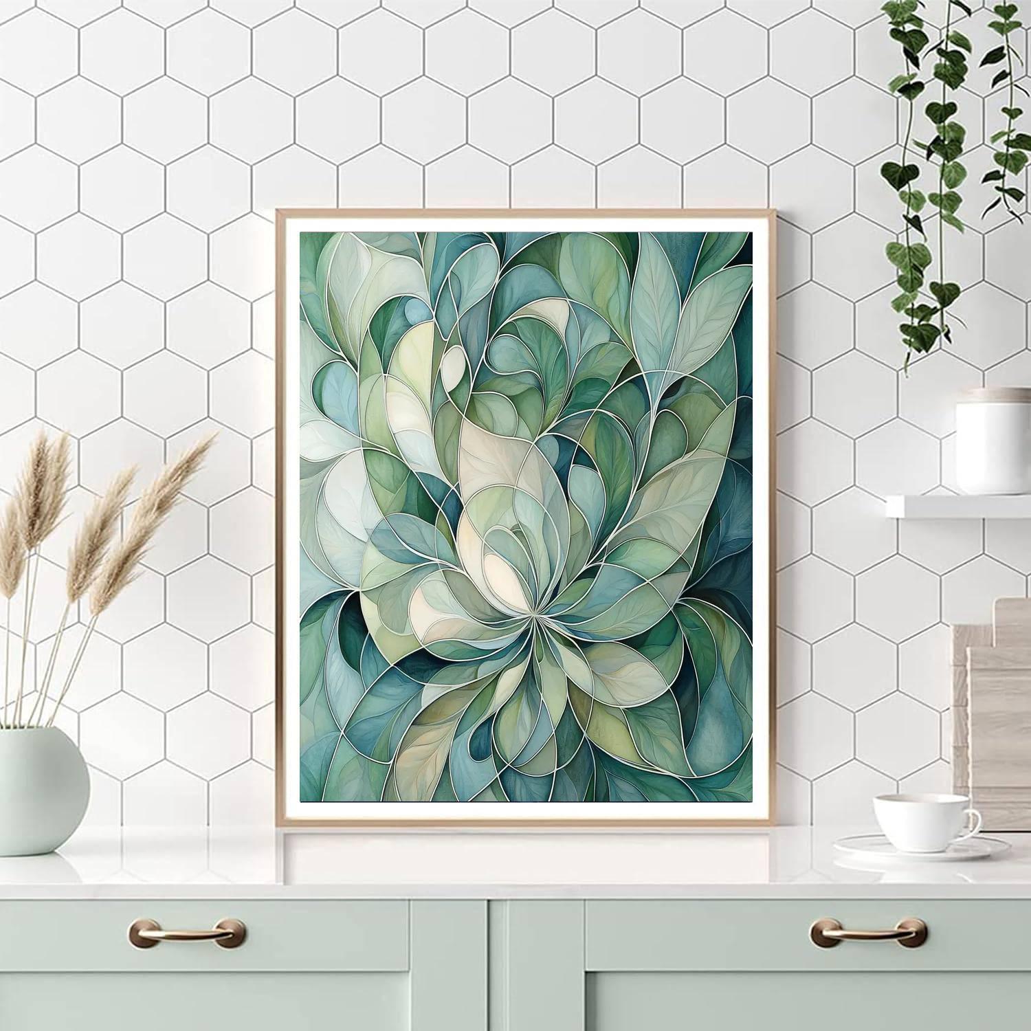 Alphonse Mucha Inspired Aura Of Nature  Paint By Numbers Kits